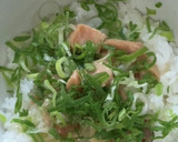 やきとり缶詰で☆塩やきとり葱まみれ丼作り方8写真