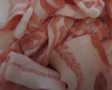 豚ばら肉のオイスター炒め作り方2写真