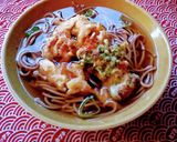 舞茸天ぷら蕎麦♪作り方1写真