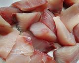 米粉を使ってぶりの黒酢照り焼き作り方2写真