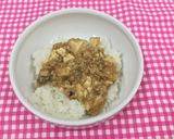 【保育園給食】マーボー豆腐丼作り方10写真