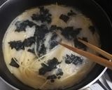 ワンパン簡単！海苔バター醤油バスタ作り方3写真
