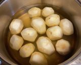 茅乃舎だし　里芋煮鶏そぼろ餡かけ★小鉢作り方2写真