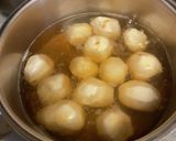 茅乃舎だし　里芋煮鶏そぼろ餡かけ★小鉢作り方3写真