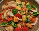 トンカツ用肉で作る♩がっつり酢豚作り方5写真