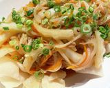 米粉でカリカリおこげ風　野菜甘酢あんかけ作り方11写真