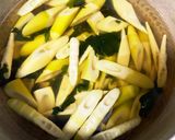お出しを味わう四方竹と豚バラわかめの煮物作り方6写真
