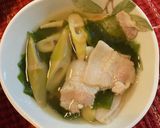 お出しを味わう四方竹と豚バラわかめの煮物作り方9写真