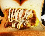 今朝の4w1hサンド「いか焼き」作り方3写真