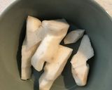 山芋とろっとお味噌汁作り方2写真