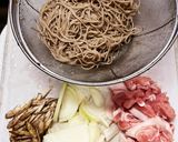 温玉のせ♡肉そば作り方1写真