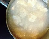 れんこん豆腐団子のほっこり味噌汁作り方6写真