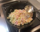 ★５　チャーハンの作り方(カマボコ仕様)作り方5写真
