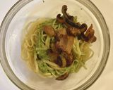 人参の葉ジェノベーゼパスタ作り方3写真