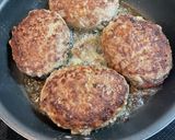 どっさり玉ねぎの照り焼きハンバーグ作り方8写真