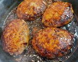 どっさり玉ねぎの照り焼きハンバーグ作り方11写真