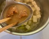 シンプルが美味しい・豆腐とネギの味噌汁♪作り方5写真