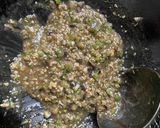 新米で中華定食　茄子の春巻きと水餃子作り方4写真
