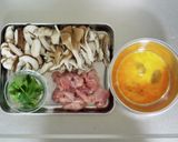 秋を感じる～舞茸＆しいたけの親子丼　　作り方1写真