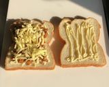 納豆とチーズのホットサンド作り方2写真