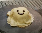 被せて完成！オバケのサツマイモクレープ作り方14写真