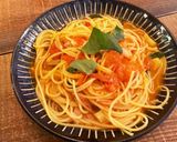 超シンプルなトマトパスタ作り方10写真