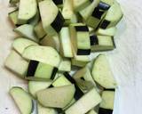 ナスと厚揚げ団子のほっこり味噌汁作り方1写真