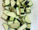 ナスと厚揚げ団子のほっこり味噌汁作り方1写真