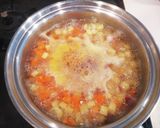簡単!根菜とパスタのコンソメスープ!作り方4写真