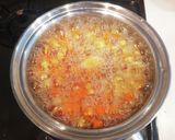 簡単!根菜とパスタのコンソメスープ!作り方5写真
