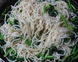 ランチに冷蔵庫の残り物で簡単パスタ作り方2写真
