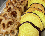フライパンで素揚げ　さつまいもとれんこん作り方5写真