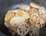 サッパリ簡単♡蓮根と鶏もも肉の蒸し炒め作り方7写真
