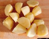 レンジで！じゃがいもとさつま揚げの煮物作り方1写真