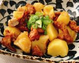 レンジで！じゃがいもとさつま揚げの煮物作り方5写真