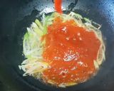 中華風ほうれん草のトマトスープ仕上げ♡作り方14写真