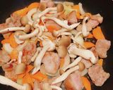 豚肉と野菜のピリ辛オーロラソース作り方6写真