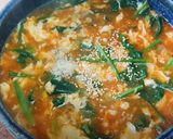 中華風ほうれん草のトマトスープ仕上げ♡作り方23写真