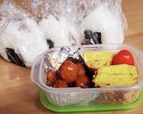カレーマヨ唐揚げおにぎり作り方4写真