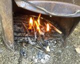 焚き火で調理！羽釜ご飯作り方5写真