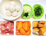 豚こま肉と里芋と薩摩揚げの中華炒め作り方1写真