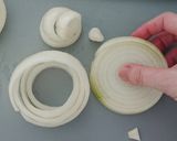 米粉でザクザク。カリーオニオンリング作り方1写真