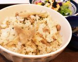 秋に食べたい★舞茸の混ぜ込みご飯作り方7写真