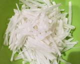 柿と大根のサラダ作り方1写真