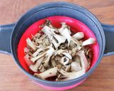 レンジで！きのことひき肉のアラビアータ作り方5写真