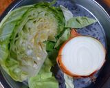 キャベツの和風ミネストローネスープ作り方1写真
