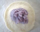 紫いもと✿ホワイトチョコクリーム餡✿ぱん作り方3写真