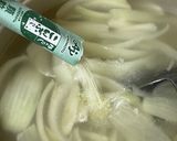 鍋1つ簡単 れんこんごぼうと豆腐の味噌汁作り方3写真