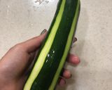 ごま油香るズッキーニの天ぷら作り方1写真