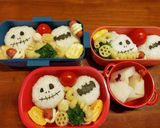 キャラ弁〈10月〉 バットマンハロウィン作り方3写真